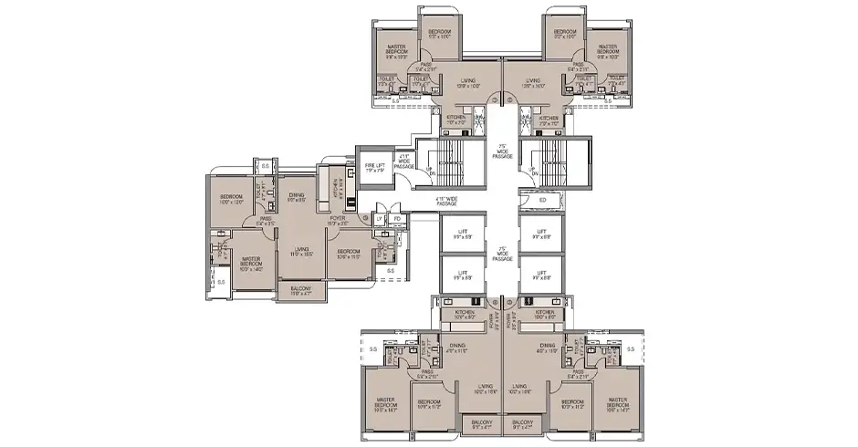 Miraya Eternity Majiwada Floor Plan Miraya Eternity Majiwada Floor Plan